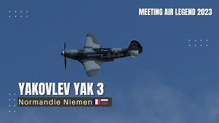 Yakovlev Yak 3  Meeting Air Legend 2023 [upl. by Kendrick]