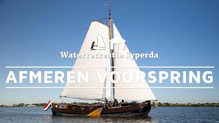 Aanmeren op voorspring met een platbodem van Waterrecreatie Syperda [upl. by Quartus]