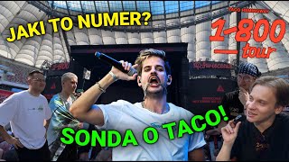 TACO HEMINGWAY VS FANI  SONDA NA KONCERCIE TACO NA NARODOWYM [upl. by Meehahs]