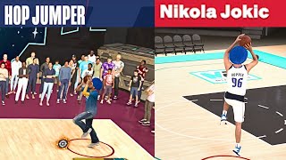 BEST HOP JUMPER for BIGS NBA 2K24 [upl. by Sivie]