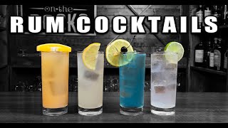 Easy Rum Drinks To Make At Home  Booze ON The Rocks [upl. by Tenaej]