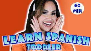 Spanish for Babies amp Toddlers Shapes Animals Colors amp Moves  Interactive Learning amp Immersion [upl. by Maye]