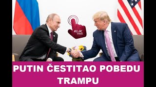 PUTIN ČESTITAO POBEDU TRAMPU [upl. by Micah]