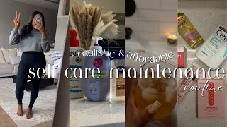 realistic SELF CARE MAINTENANCE ROUTINE  AFFORDABLE PRODUCTS [upl. by Ssitnerp]