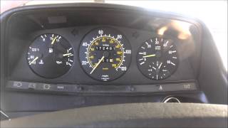 Successful Tachometer Repair W123 1985 300D  OVP Relay Fuse [upl. by Rosemaria]