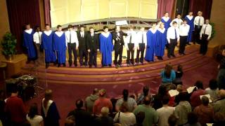 WMS choirs  audience singing Hymn 606 [upl. by Newberry338]