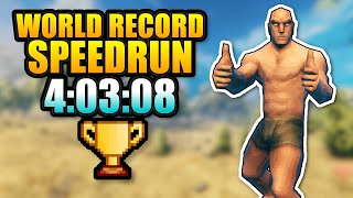 The BEST Run in Valheim History WORLD RECORD Valheim Speedrun in 40308 NG RSG All Bosses [upl. by Siderf785]