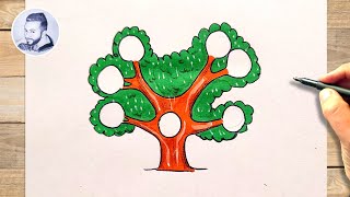 Comment dessiner un arbre de famille [upl. by Ainar]