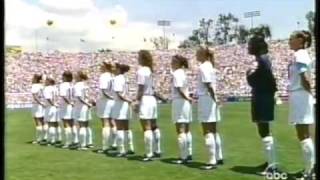 US Soccer  National Anthem from 1999 FIFA Womens World Cup [upl. by Llij]