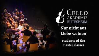 Theo Mackeben Nur nicht aus Liebe weinen – students of the master classes [upl. by Nnylhsa504]