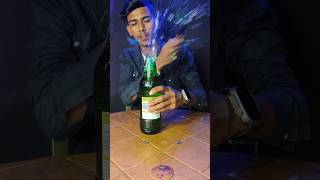 New Bottle 🍾 Open Hack 😱 lifehackexperiments lifehacks shorts viralvideo ytshorts feedshorts [upl. by Heloise201]