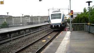 NSB Lokaltog from Stavanger to Egersund departs Sandnes station [upl. by Eceryt]