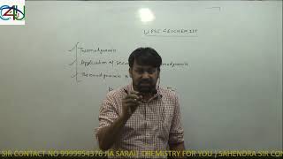 Intro to Thermodynamics Lec 1 PHYSICAL CHEMISTRY CSIR JRF NET CHEMISTRY FOR YOU SAHENDRA SIR [upl. by Druci]