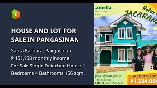 HOUSE AND LOT FOR SALE IN PANGASINAN [upl. by Eiramrefinnej]