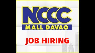 DAVAO CITY  NCCC MALL JOB HIRING [upl. by Jessa]