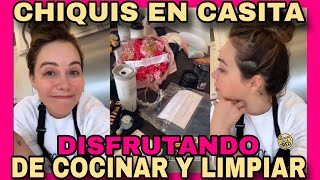 CHIQUIS COCINANDO Y LIMPIANDO EN CASA NOTICIAS DE LA RED [upl. by Ecneitap308]