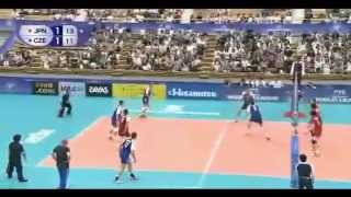 FIVB WL2015 JPN vs CZE 30052015 [upl. by Hillyer]