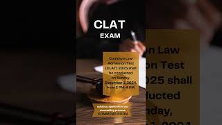 CLAT 2025 Exam Date Announced [upl. by Ahsaele981]