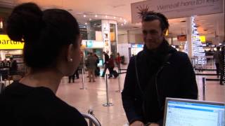 Royd Tolkien at Air New Zealand Check In  London HR [upl. by Gagliano]