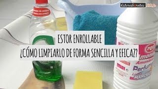 Cómo limpiar un estor enrollable de forma sencilla y eficaz [upl. by Mccallum364]