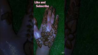 Simple mehndi designs  easy mehndi designs  shortvideo mehndidesign islamicstatus sayyedaminul [upl. by Enelhtac]