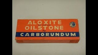 Точильный камень Aloxite oilstone by carborundum  King 220800120040006000 [upl. by Jarita]