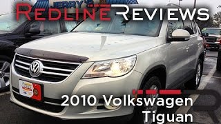 2010 Volkswagen Tiguan Review Walkaround Exhaust Test Drive [upl. by Sharleen]