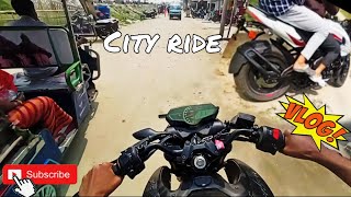 Full throttle vlog⏩  n160 hyper riding ⛳ gohpur Town road ⚡ Russ video 🔥 [upl. by Nailluj754]