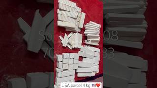 USA 4 kg parcel white items 🤍✨🇺🇸 7049028283 For order 🫶 whiteslate usa whitebar cube [upl. by Ajoop]