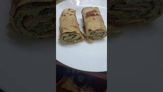 Healthy Broccoli Omlet Chapthi Roll healthyfoodie shrots ytshort [upl. by Rossy]