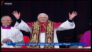 19 April 2005 Joseph Ratzinger wird Papst Benedikt XVI [upl. by Anaile886]