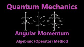 Angular Momentum  Eigenfunctions Algebraic Method  Quantum Mechanics [upl. by Mandler]