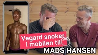 Vegard Harm snoker i mobilen til Mads Hansen [upl. by Greenebaum]