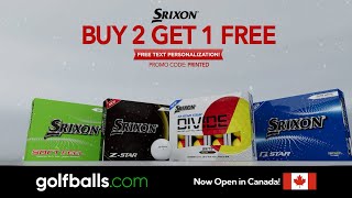 Buy 2 Get 1 Free on Srixon Golf Balls  Free Text Personalization [upl. by Aicala]