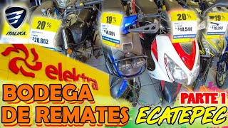 Bodega de REMATES Ecatepec  ¿Las Mejores OFERTAS Motos ITALIKA  PARTE 1 [upl. by Farkas]