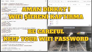 AMAN DİKKAT  WİFİ ŞİFRENİ KAPTIRMA BE CAREFUL KEEP YOUR WIFI PASSWORD [upl. by Aicilaana593]