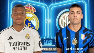 REAL MADRID VS INTER DE MILAN [upl. by Latsyek]