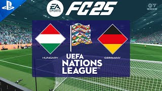 FC 25  Hungary vs Germany  Nations League 2024  PS5 Full Match [upl. by Attecnoc]