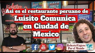 Asi es el restaurante peruano Bolichera 21 de Luisito Comunica en Ciudad de México cdmx [upl. by Nwahsak]