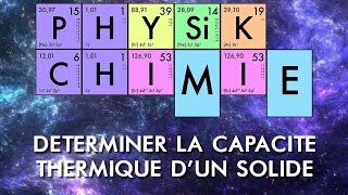 Physiquechimie  BTS  CAL04  Déterminer la capacité thermique massique dun solide [upl. by Elsworth644]