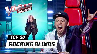 ROCKSTARS turn their Blind Auditions into CONCERTS on The Voice [upl. by Riess]