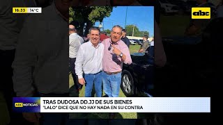 Pese a dudosa DDJJ de sus bienes “Lalo” Gomes dice que “no hay nada” en su contra [upl. by Salguod81]