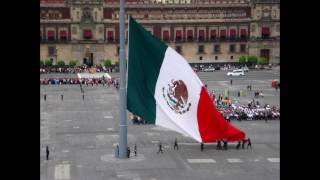 Bandera de tres colores Himno México [upl. by Pasquale]