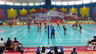 2017 A Div National Final Girls NYJC vs DHS 30 1st set [upl. by Erund]