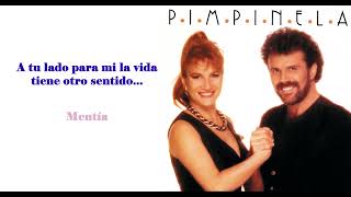 MENTÍA PIMPINELA KARAOKE  COROS [upl. by Danielle809]