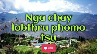 Druk gi gyelkhab Vocal off  Rinchen namgay  Bhutanese karaoke song with lyrics [upl. by Ahsinauq]