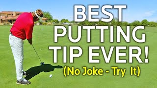 The Best Putting Tip Ever No Joke  Try It [upl. by Clauddetta121]