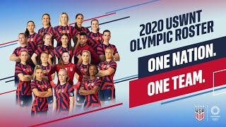 US Womens Soccer Team 2020 Olympic Roster [upl. by Olli]