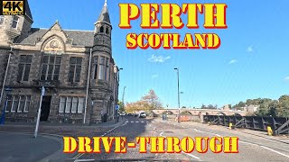 Perth City  DriveThrough  Scotland [upl. by Yennep]