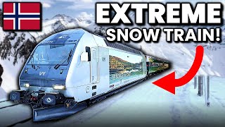 Seven hours on Norway’s STUNNING winter train journey [upl. by Gaidano910]